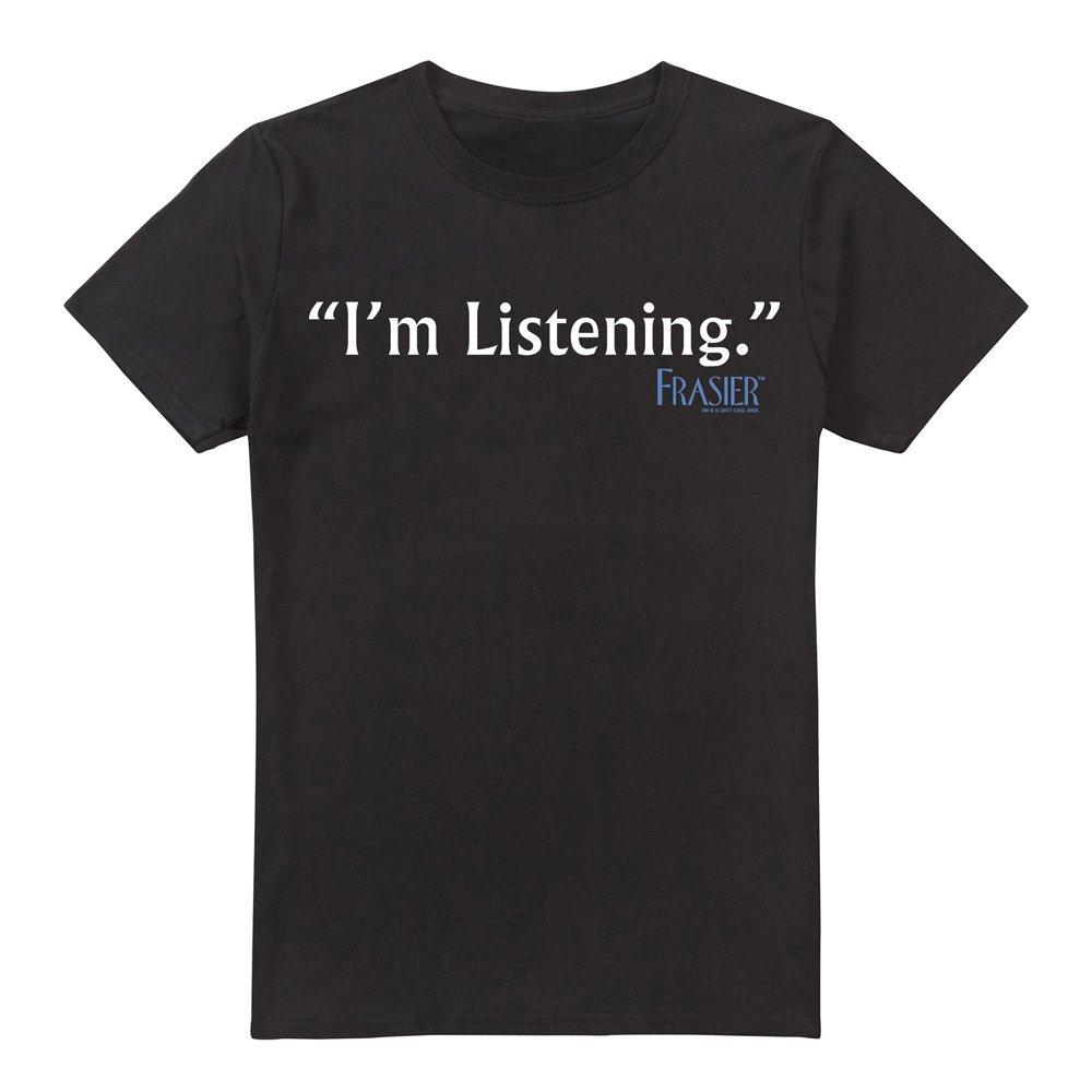 Black - Other - Frasier Im Listening Unisex T Shirt Black - 4