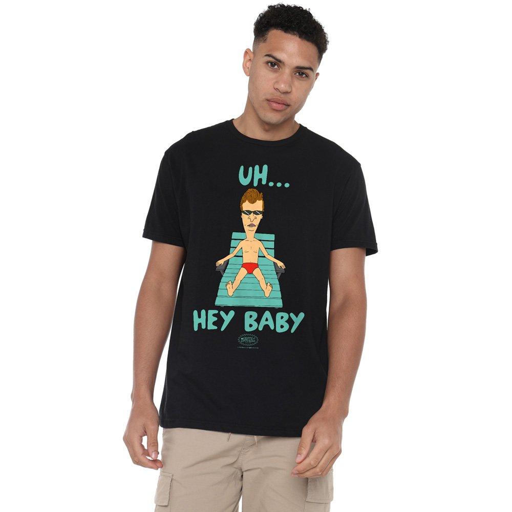 Black - Other - Beavis And Butthead Uh Hey Baby Unisex T Shirt Bl - 1