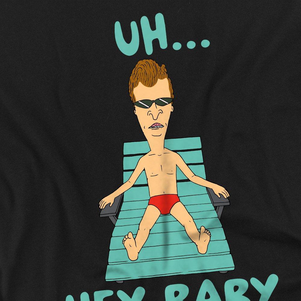 Black - Other - Beavis And Butthead Uh Hey Baby Unisex T Shirt Bl - 2