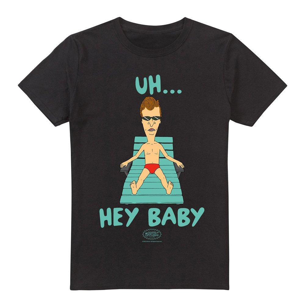 Black - Other - Beavis And Butthead Uh Hey Baby Unisex T Shirt Bl - 4