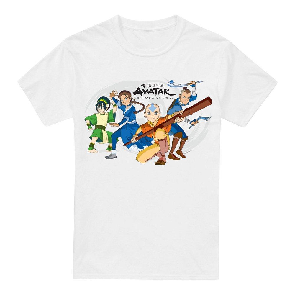 White - Other - Avatar The Last Airbender Avatars Group Unisex T S - 4