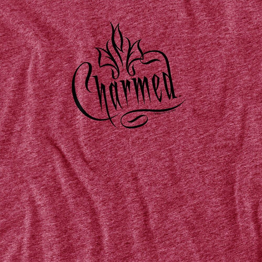 Red - Other - Charmed Charmed Logo Adult Heather Red - 2