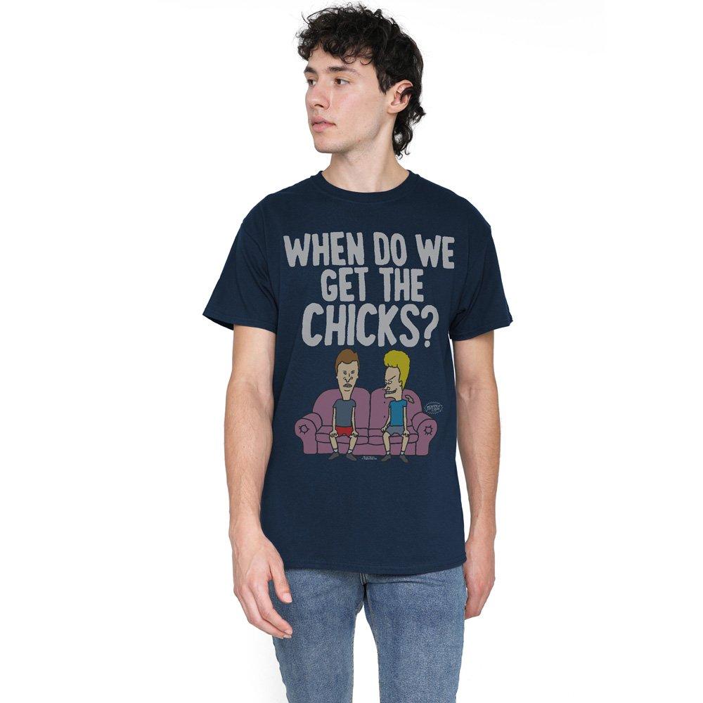 Navy - Other - MTV When Do We Get The Chicks? Unisex Adult T Shir - 1