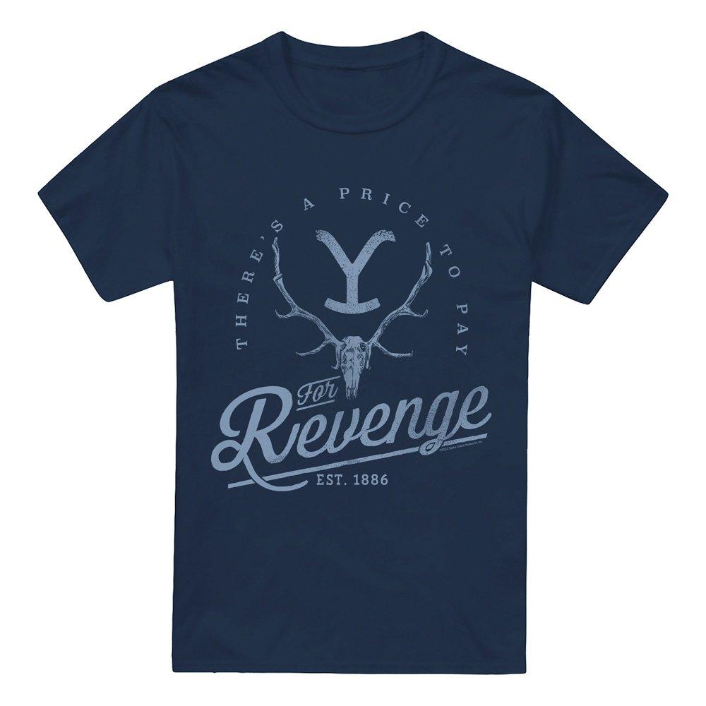 Navy - Other - Yellowstone Revenge Skull Unisex T Shirt Navy - 4