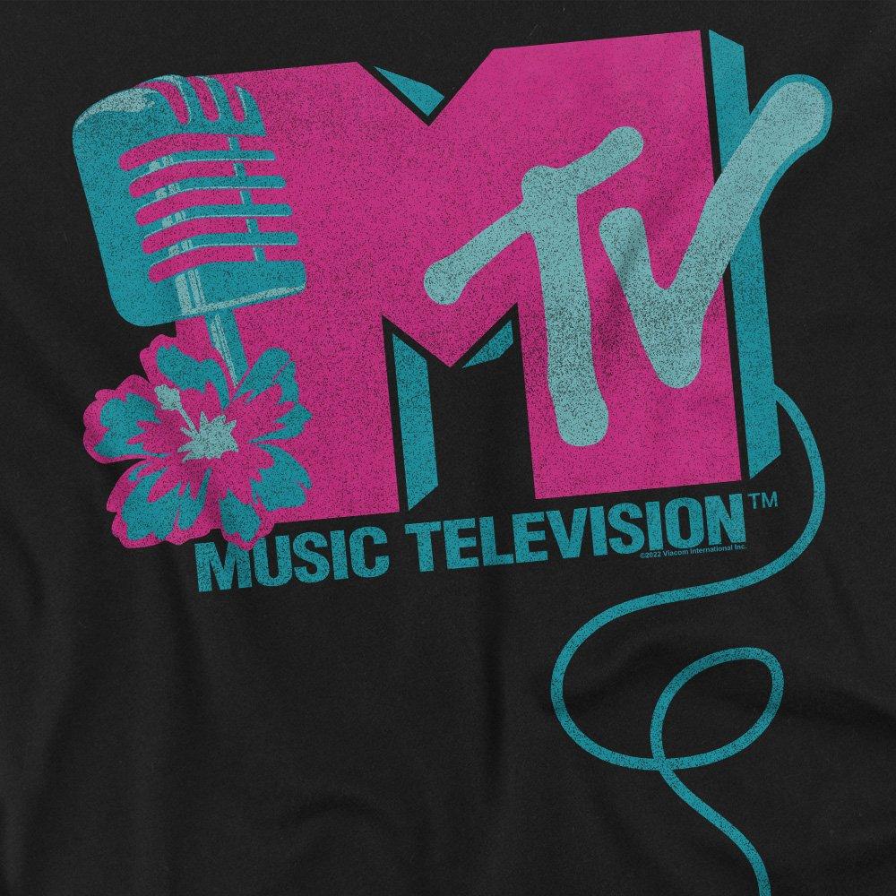 Black - Other - MTV Microphone Logo Unisex T Shirt Black - 2