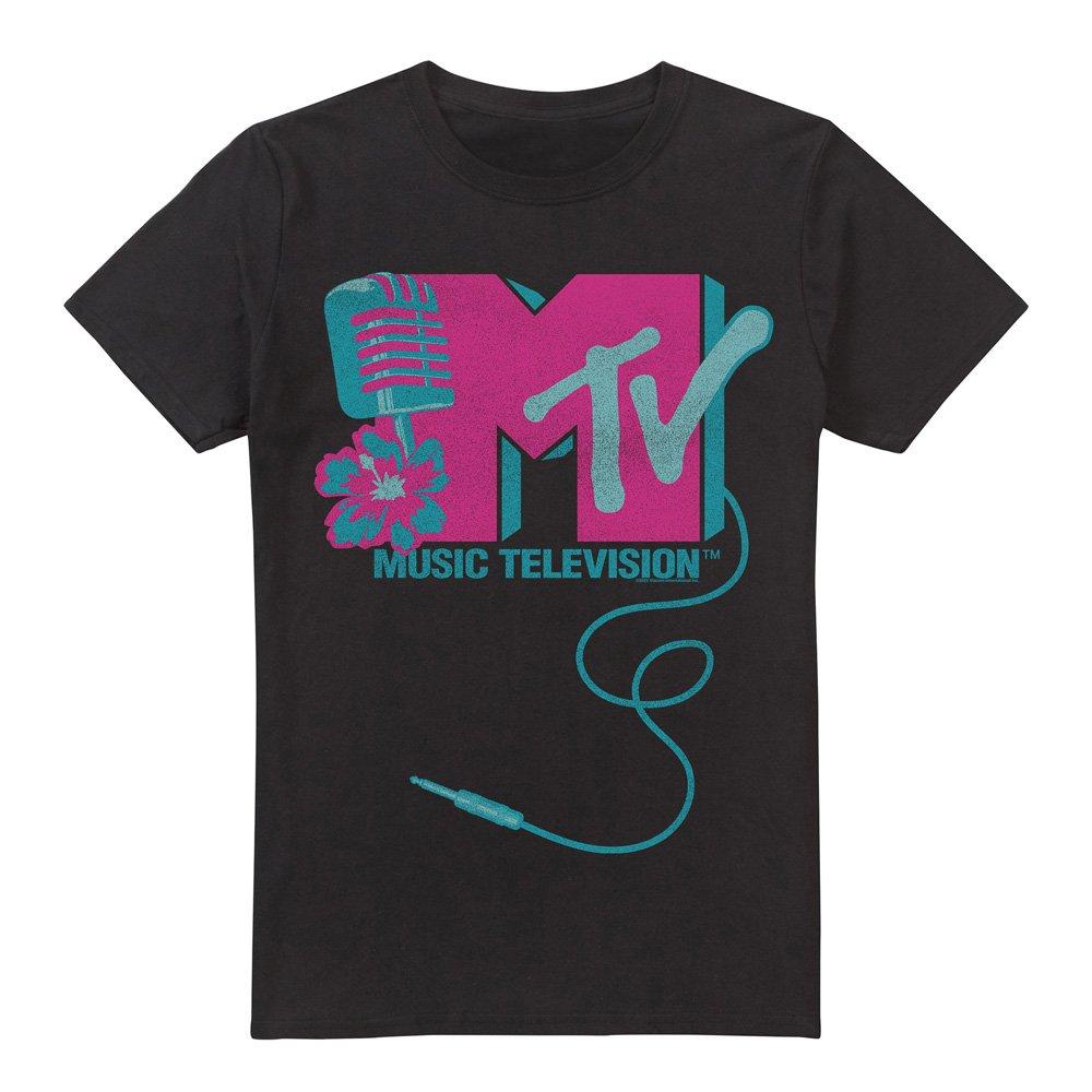 Black - Other - MTV Microphone Logo Unisex T Shirt Black - 4