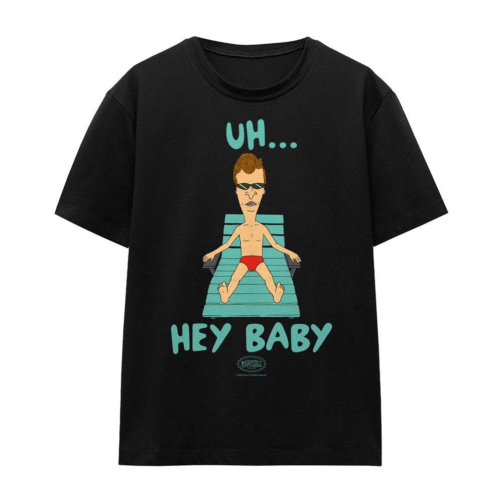 Black - Other - Beavis And Butthead Uh Hey Baby T-Shirt Black - 4