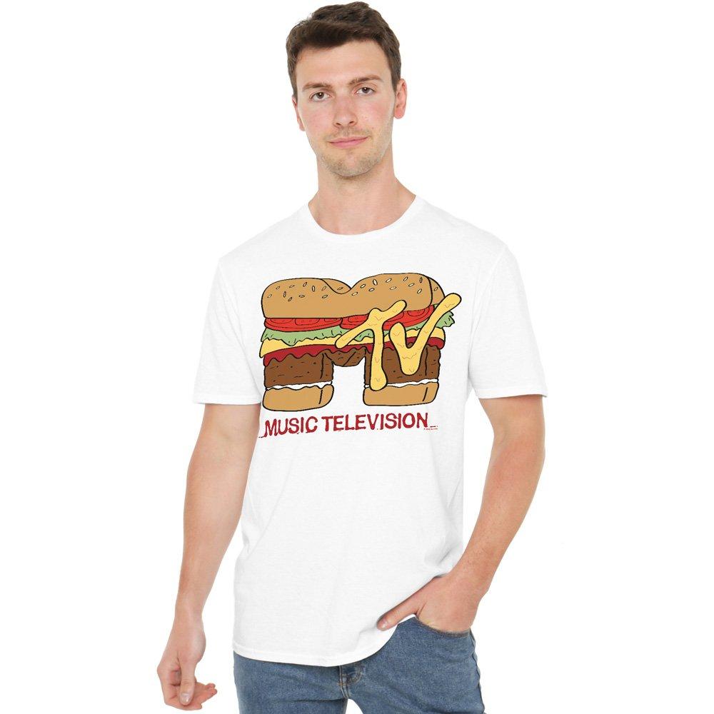 White - Other - MTV Hamburger Logo Unisex T Shirt White - 1