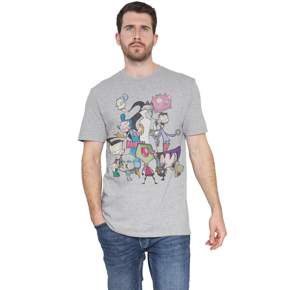 Light Grey - Other - Invader Zim Group Shot Unisex T Shirt Athletic He - 1