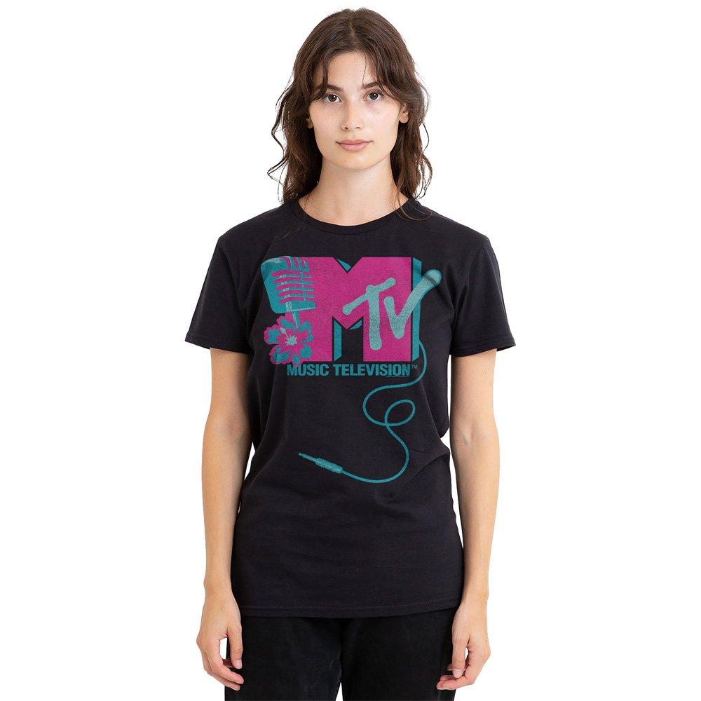 Black - Other - MTV Microphone Logo T-Shirt Black - 1