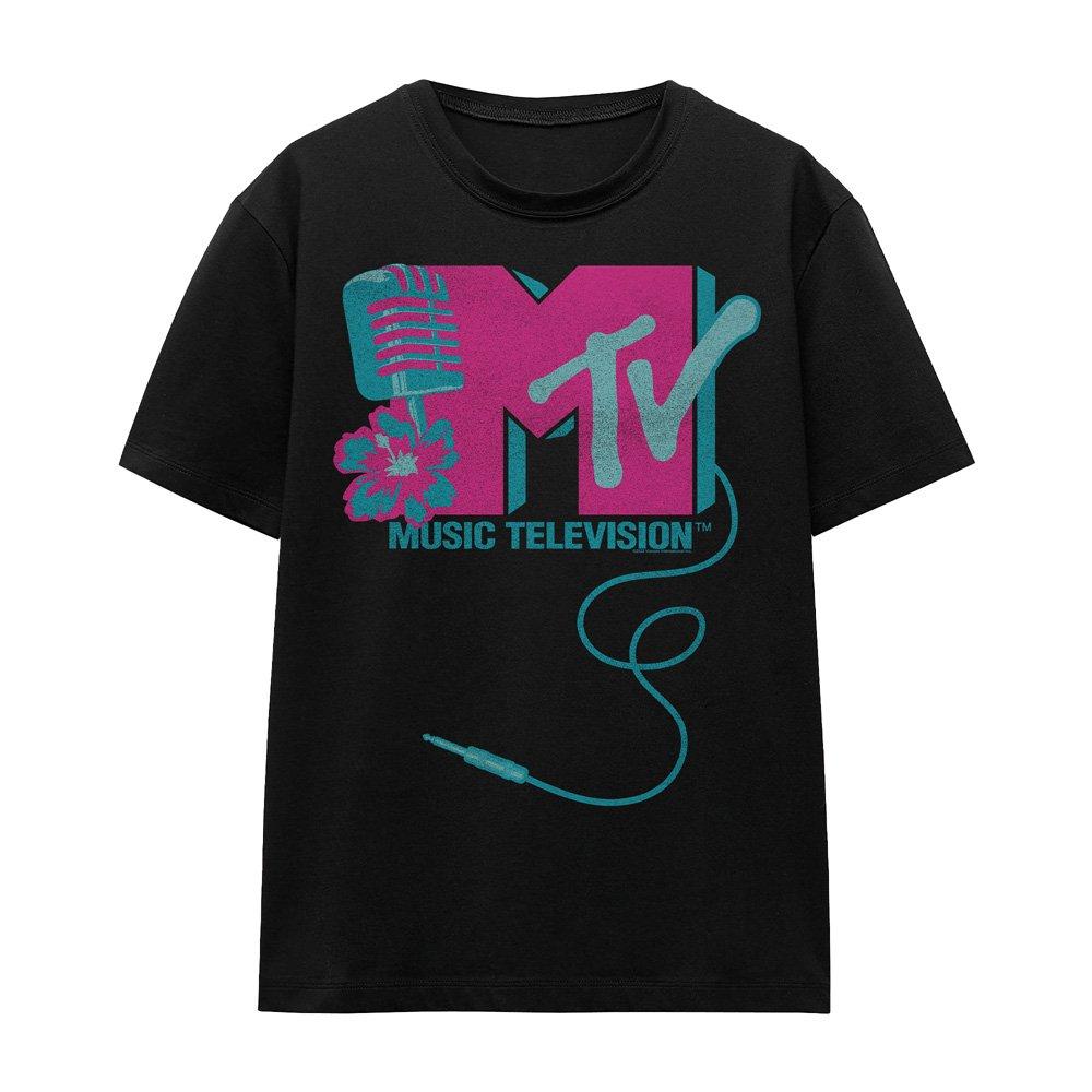 Black - Other - MTV Microphone Logo T-Shirt Black - 4