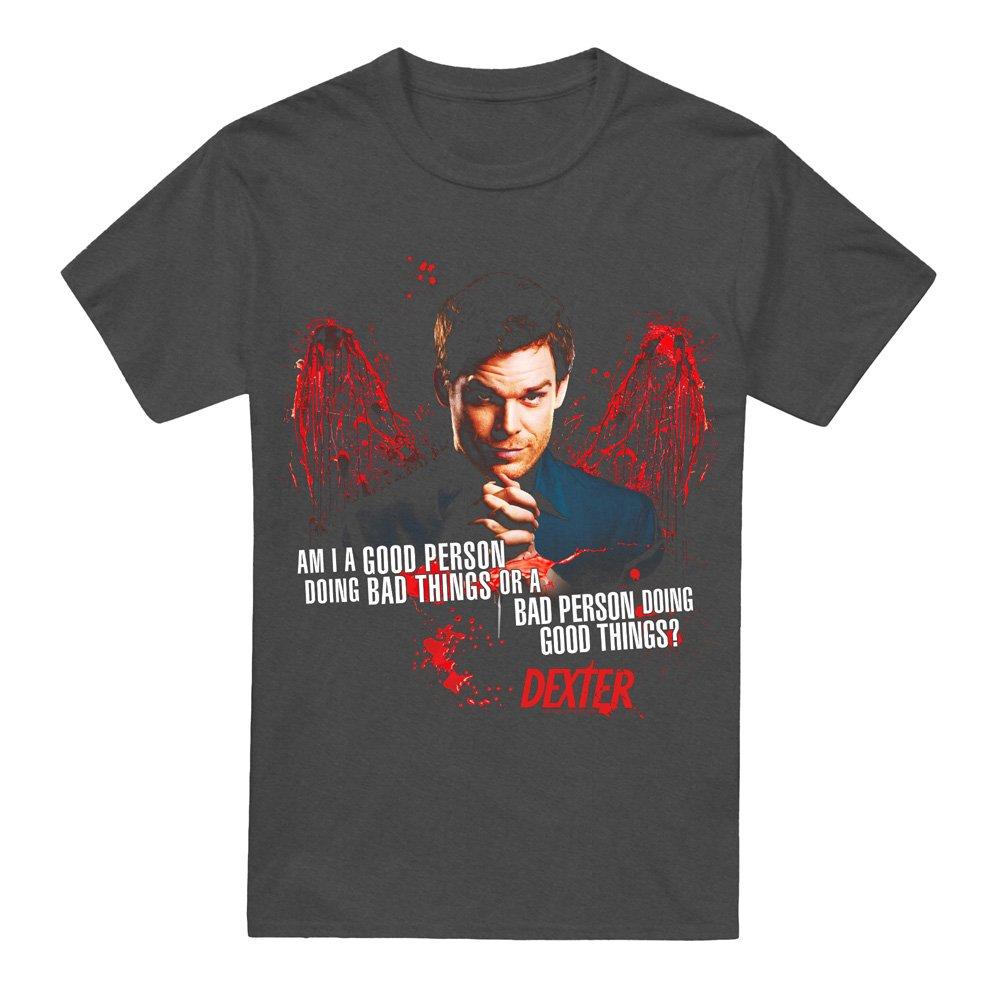Charcoal - Other - Dexter Good Bad-Adult Heather Black - 4