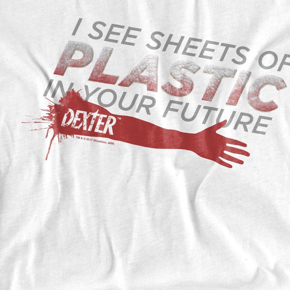 White - Other - Dexter Plastic Prediction Unisex T Shirt White - 2
