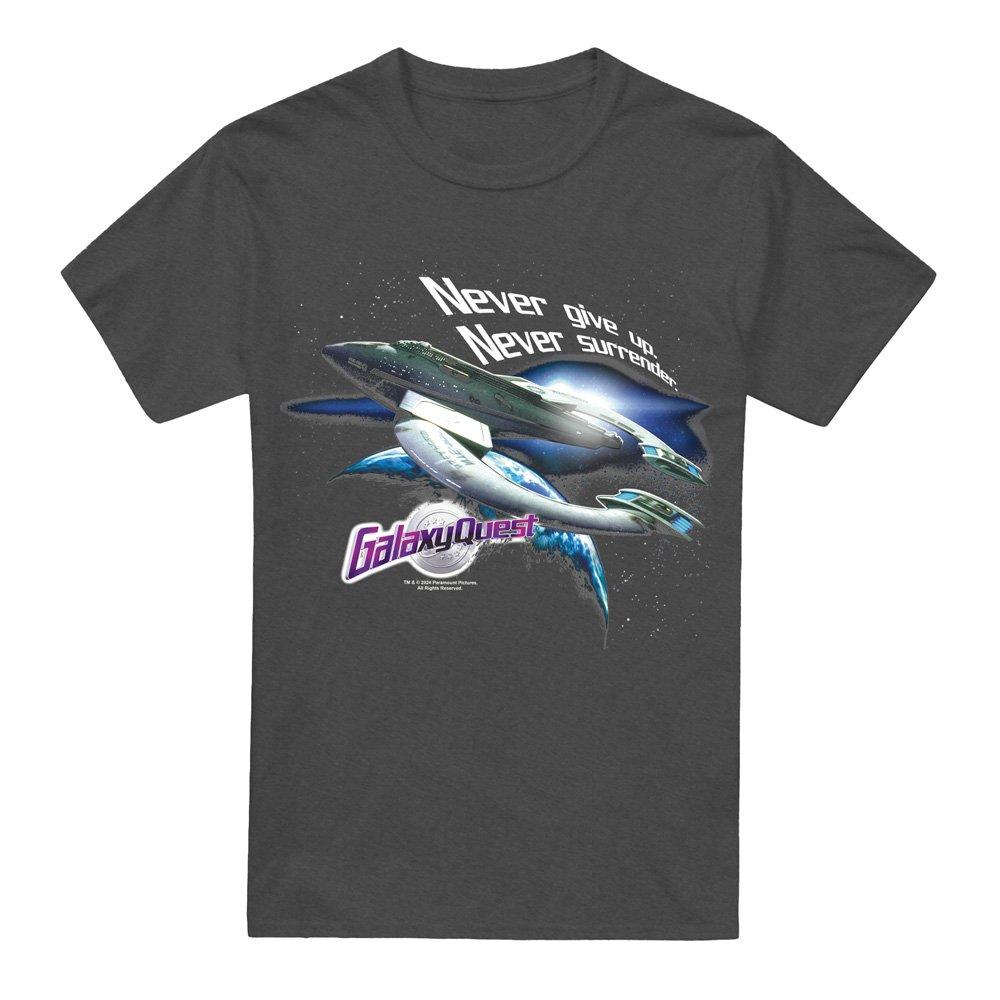 Charcoal - Other - Galaxy Quest Never Surrender-Adult Heather Black - 4