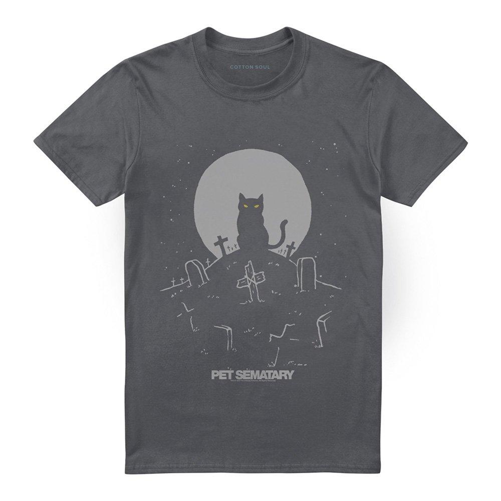 Black - Other - Pet Semetary Cat With Tombstones Unisex Adult T Sh - 4