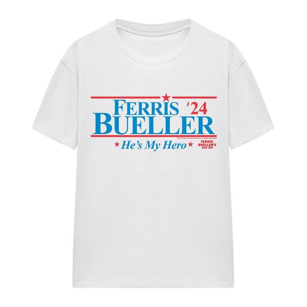 White - Other - Ferris Bueller 2024 President T-Shirt White - 4