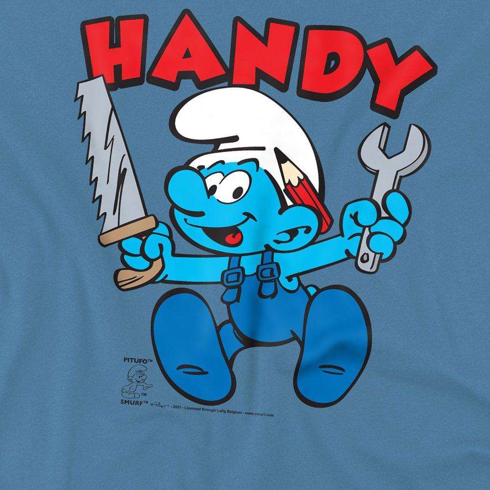 Blue - Other - Smurfs Handy T Shirt Carolina Blue - 2