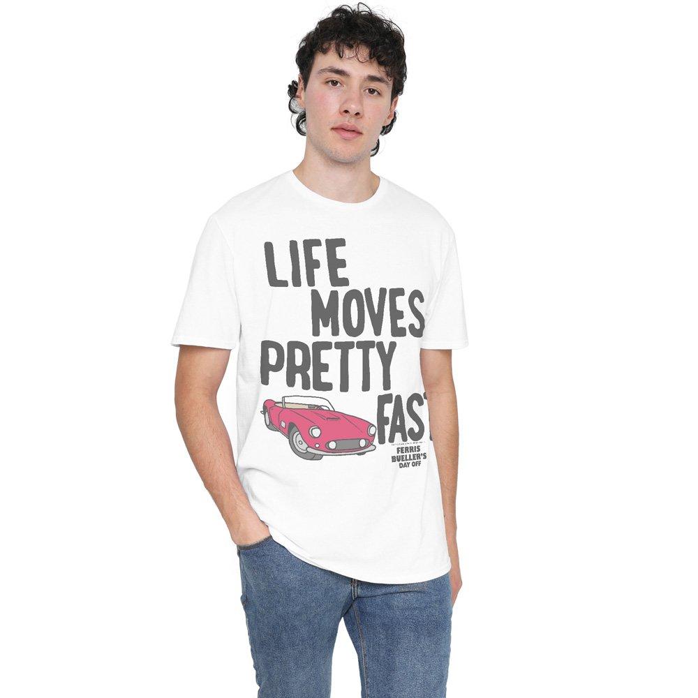 White - Other - Ferris Bueller The Slow Down Unisex Adult T Shirt - 1