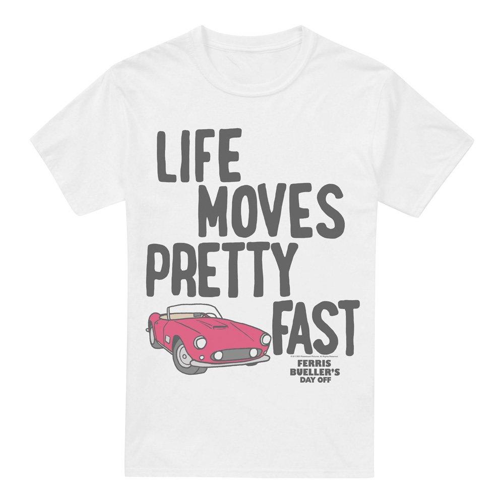White - Other - Ferris Bueller The Slow Down Unisex Adult T Shirt - 4