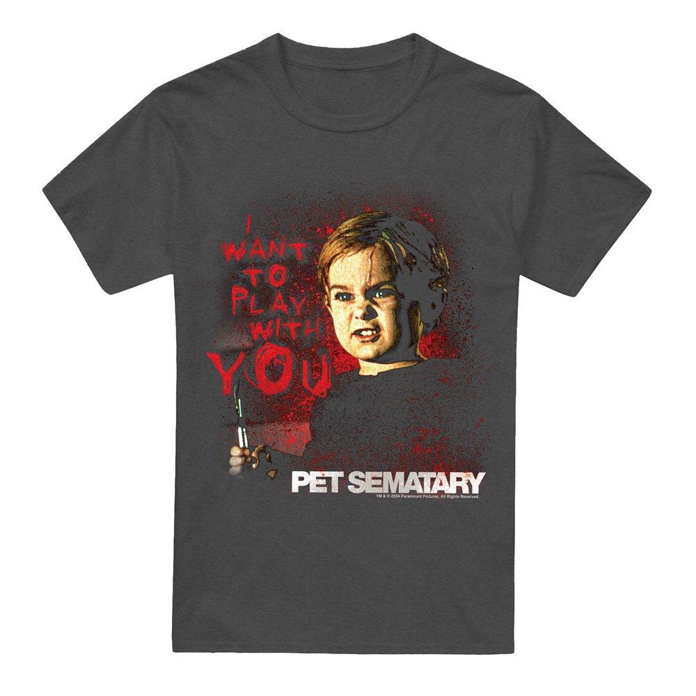 Charcoal - Other - Pet Sematary I Want To Play-Adult Heather Black - 4