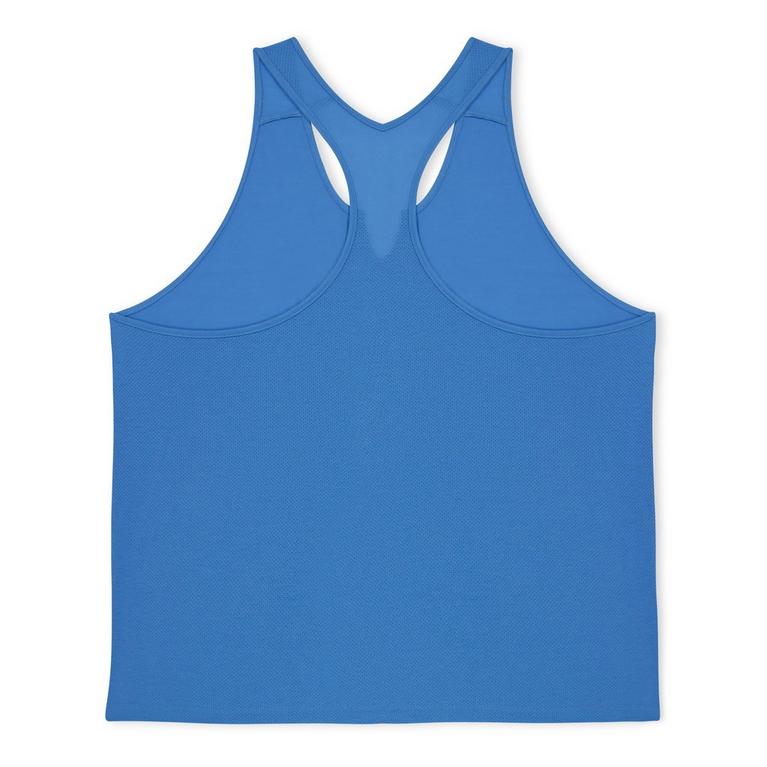 Bleu Essentiel - reebok Victory - Workout Ready Supremium Big Logo Tank Top (Plus Si Gym Vest Womens - 2