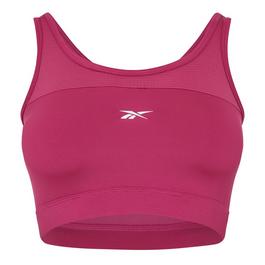 Reebok Workout Ready Mesh Bralette Womens Low Impact Sports Bra