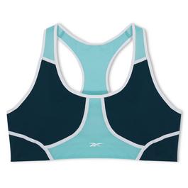 Reebok Lux Racer Colorblocked Padded Bra (Plus Size) Wome Medium Impact Sports Womens