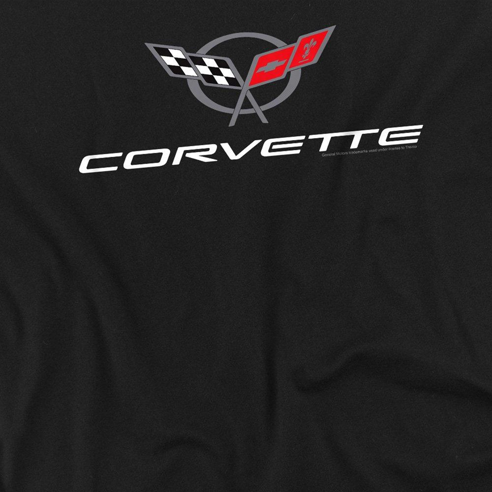 Black - Other - Chevrolet Corvette Modern Emblem Long Sleeve T-Shi - 2