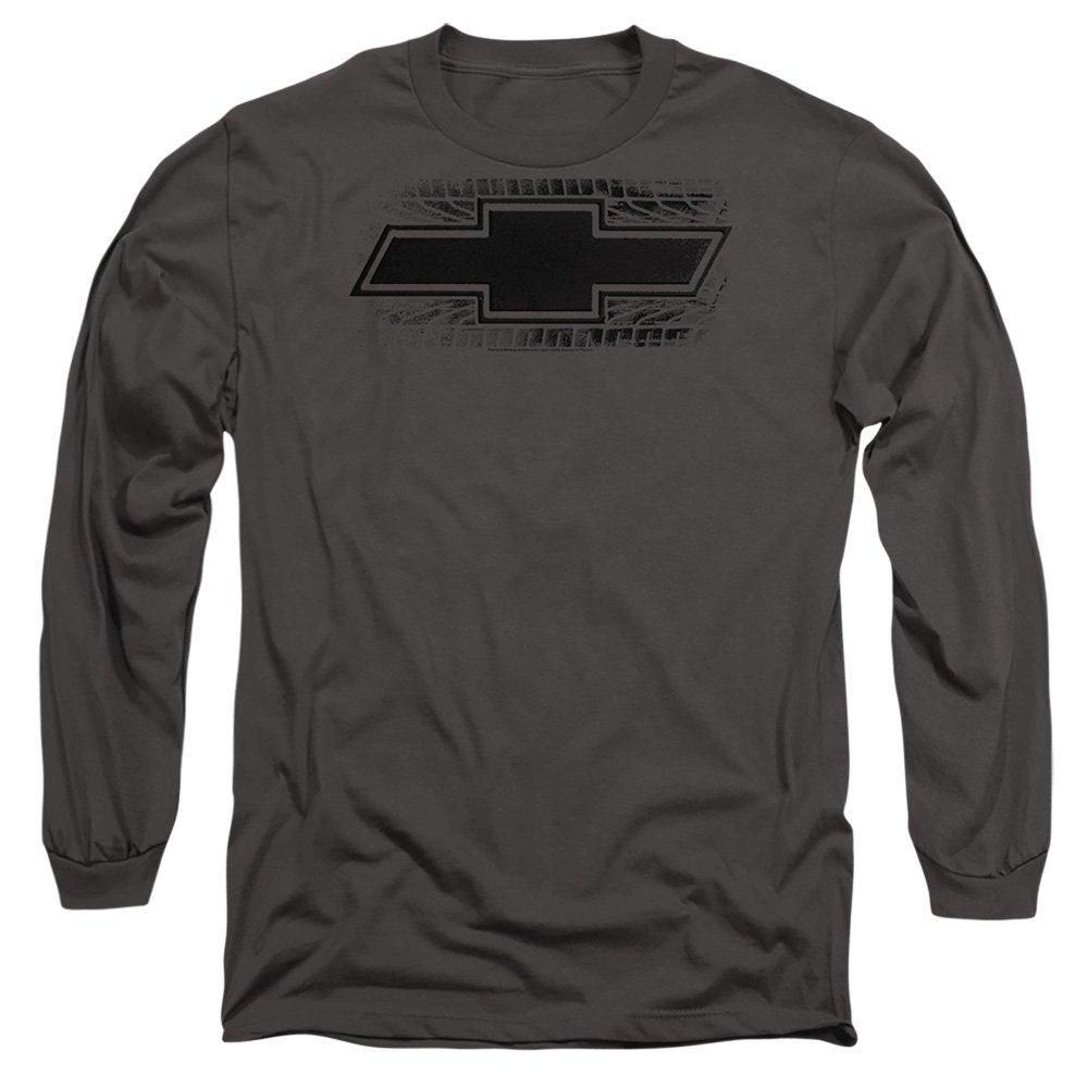 Charcoal - Other - Chevrolet Bowtie Burnout Long Sleeve T-Shirt Char - 1
