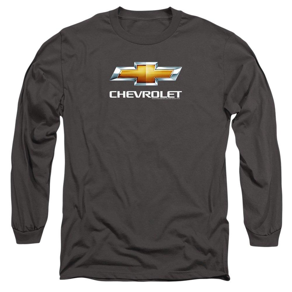 Charcoal - Other - Chevrolets Chevy Bowtie Stacked Long Sleeve T-Shir - 1