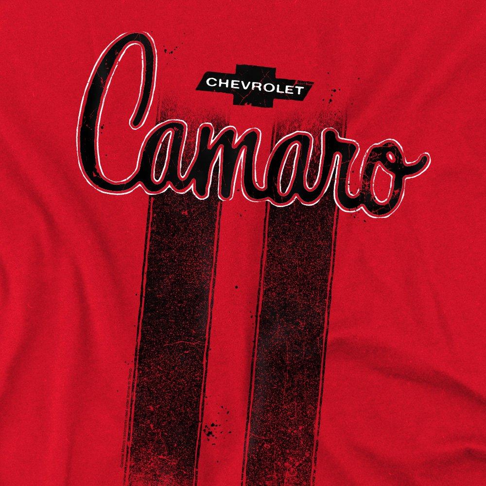 Red - Other - Chevrolet Camaro Stripes T Shirt Red - 2