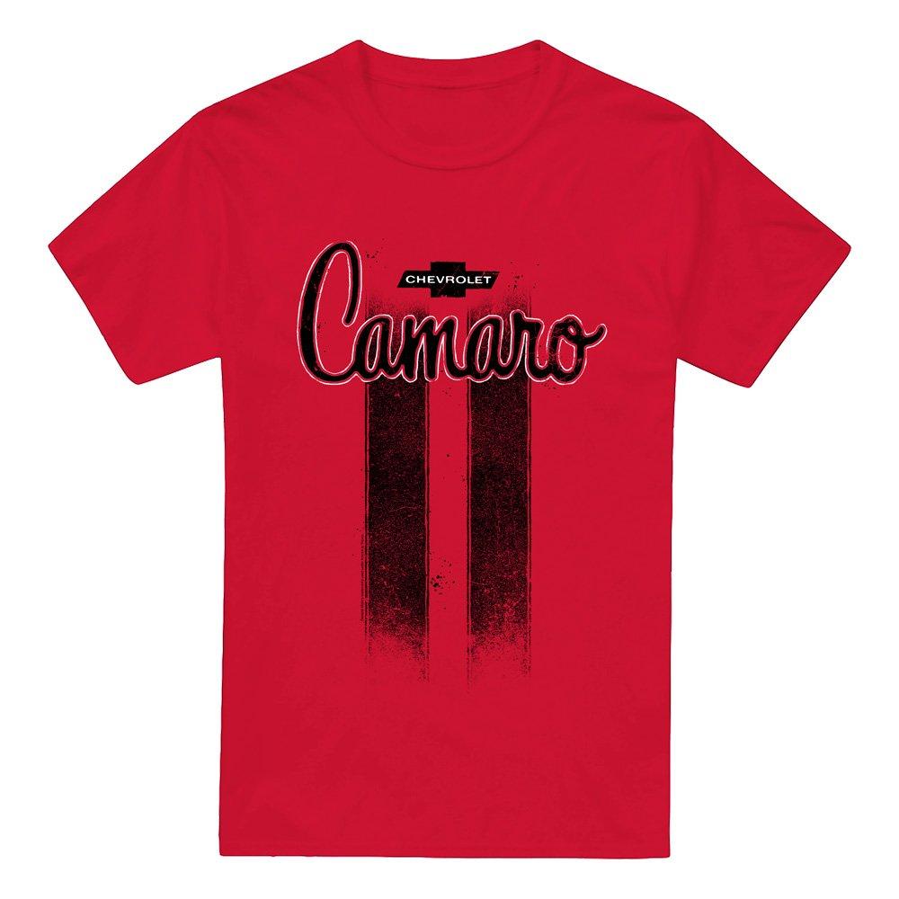 Red - Other - Chevrolet Camaro Stripes T Shirt Red - 4