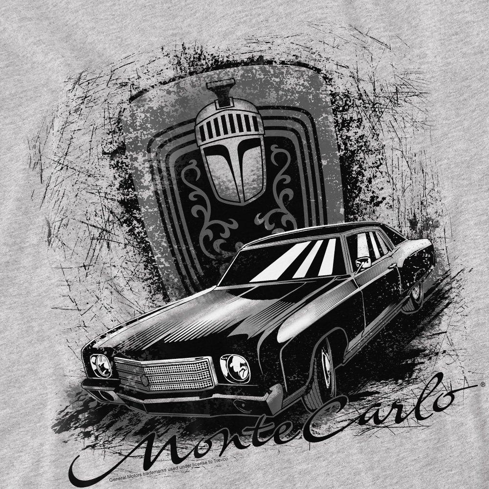 Grey - Other - Chevrolet Monte Carlo Drawing T Shirt Athletic He - 2