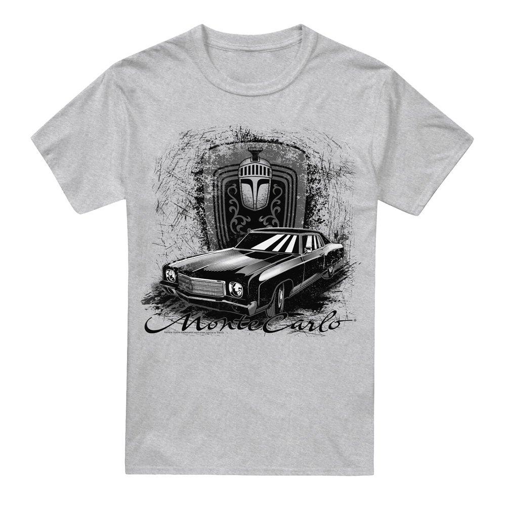 Grey - Other - Chevrolet Monte Carlo Drawing T Shirt Athletic He - 4