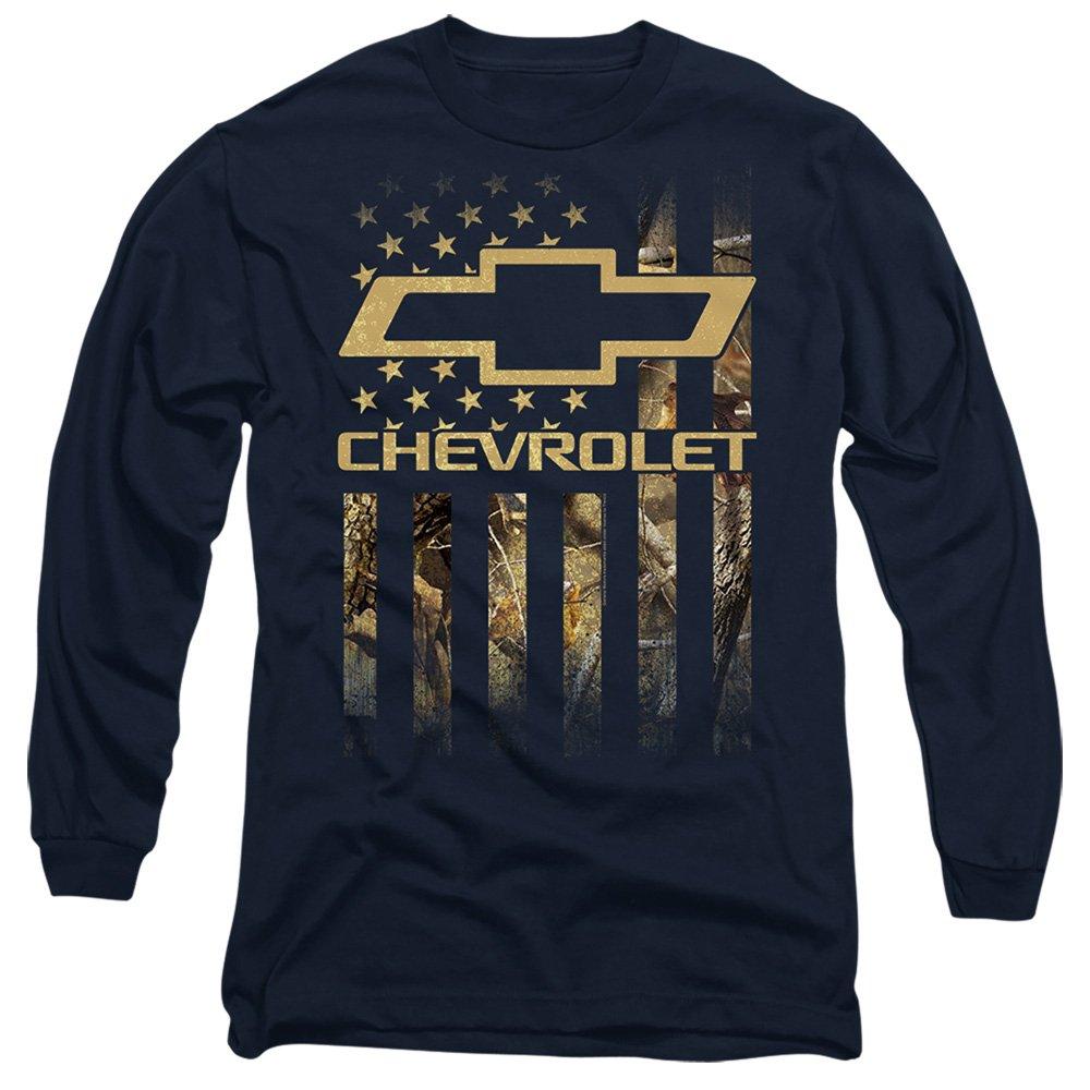 Navy - Other - Chevrolet Camo Flag Long Sleeve T-Shirt Navy - 1