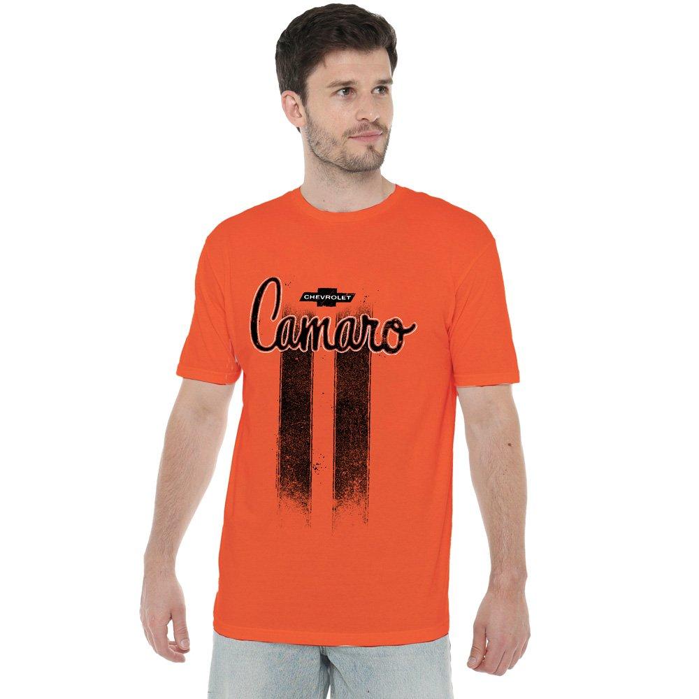Orange - Other - Chevrolet Camaro Stripes T Shirt Orange - 1