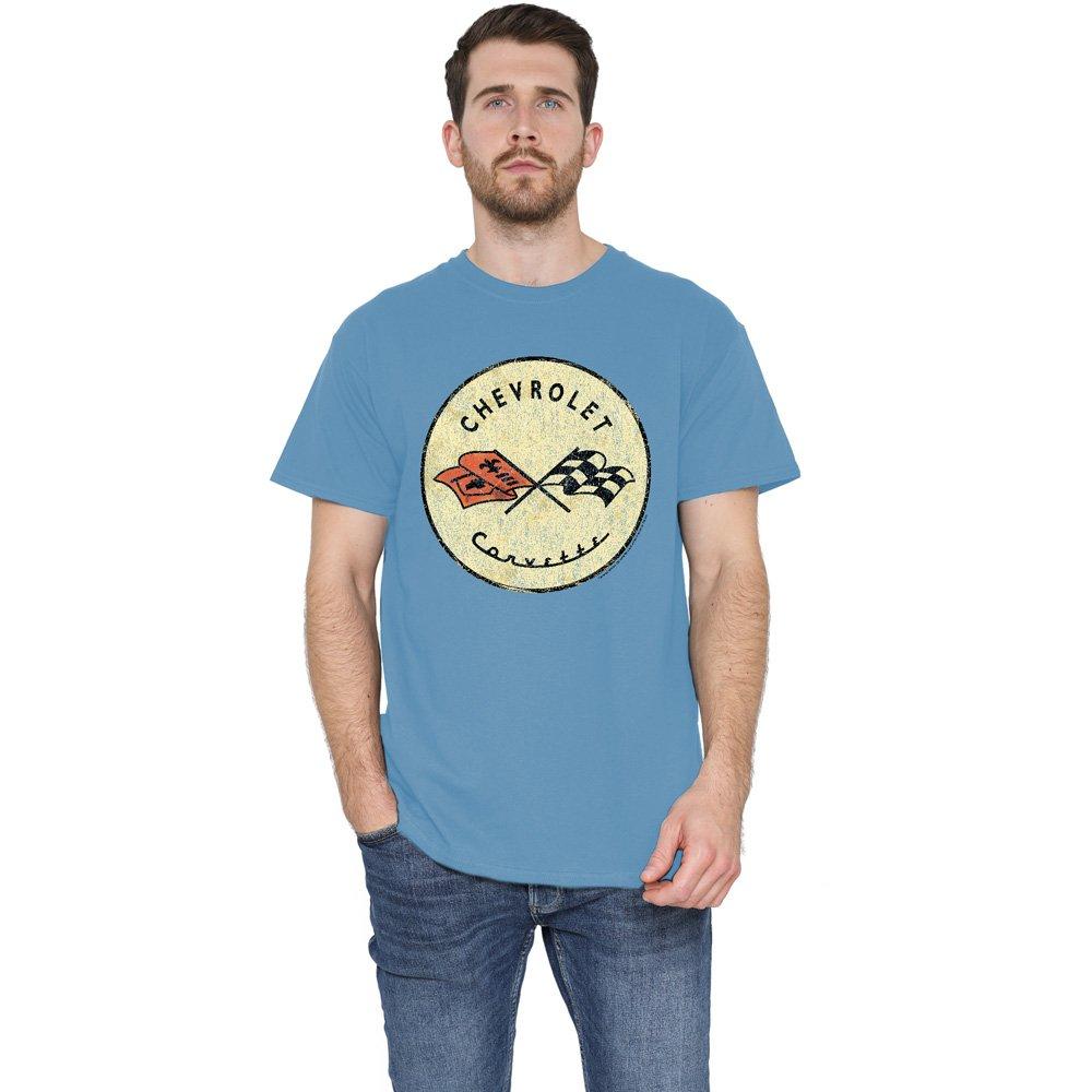 Blue - Other - Chevrolet Old Vette T Shirt Carolina Blue - 1