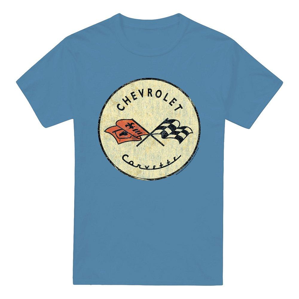 Blue - Other - Chevrolet Old Vette T Shirt Carolina Blue - 4