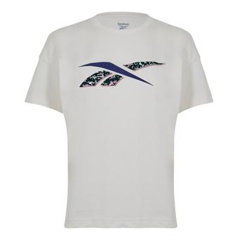 Reebok Heron Preston Geripptes T-Shirt Nude