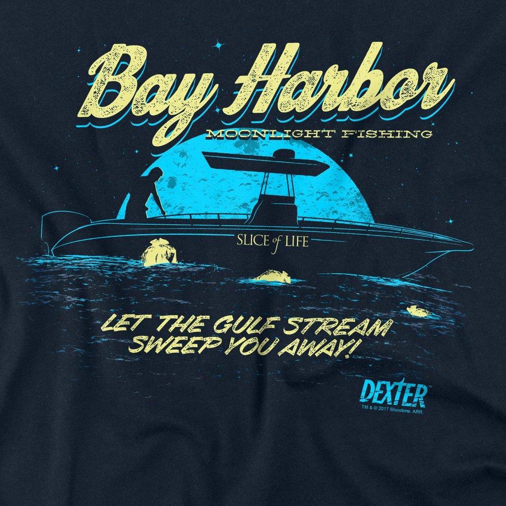 Navy - Other - Dexter Moonlight Fishing Mens Long Sleeve T Shirt - 2
