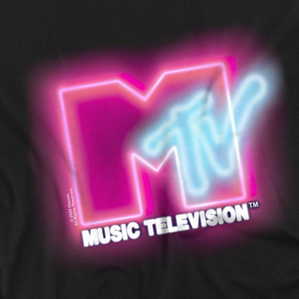 Black - Other - MTV Neon Sign Logo T-Shirt Black - 2