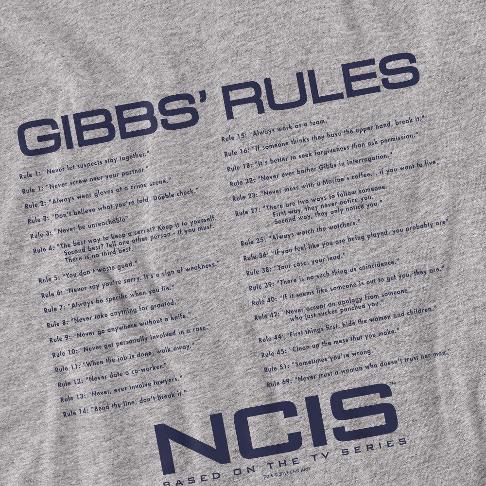 Light Grey - Other - Ncis Gibbs Rules Mens Long Sleeve T Shirt-Athletic - 2