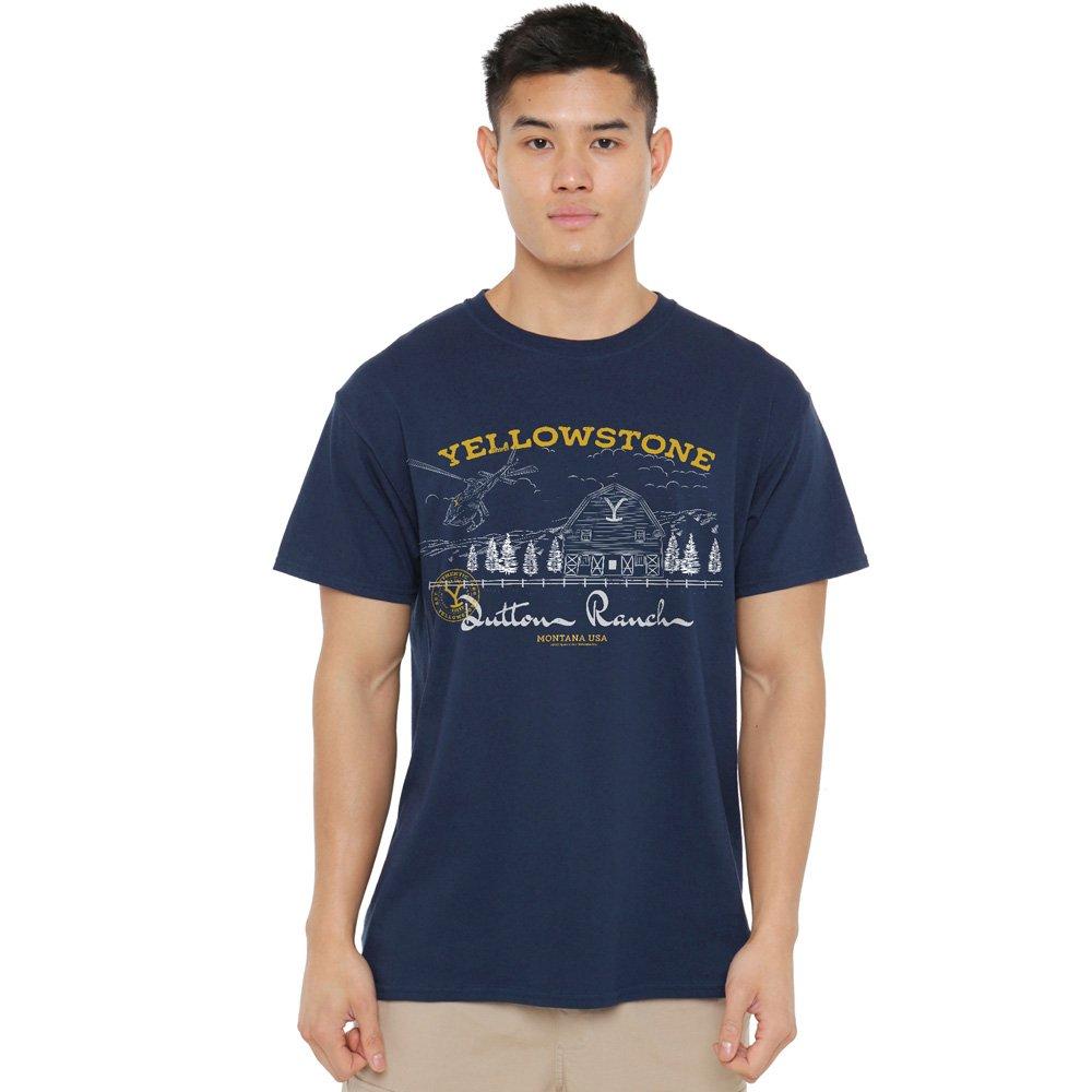 Navy - Other - Yellowstone Dutton Ranch Helicopter T-Shirt Navy - 1