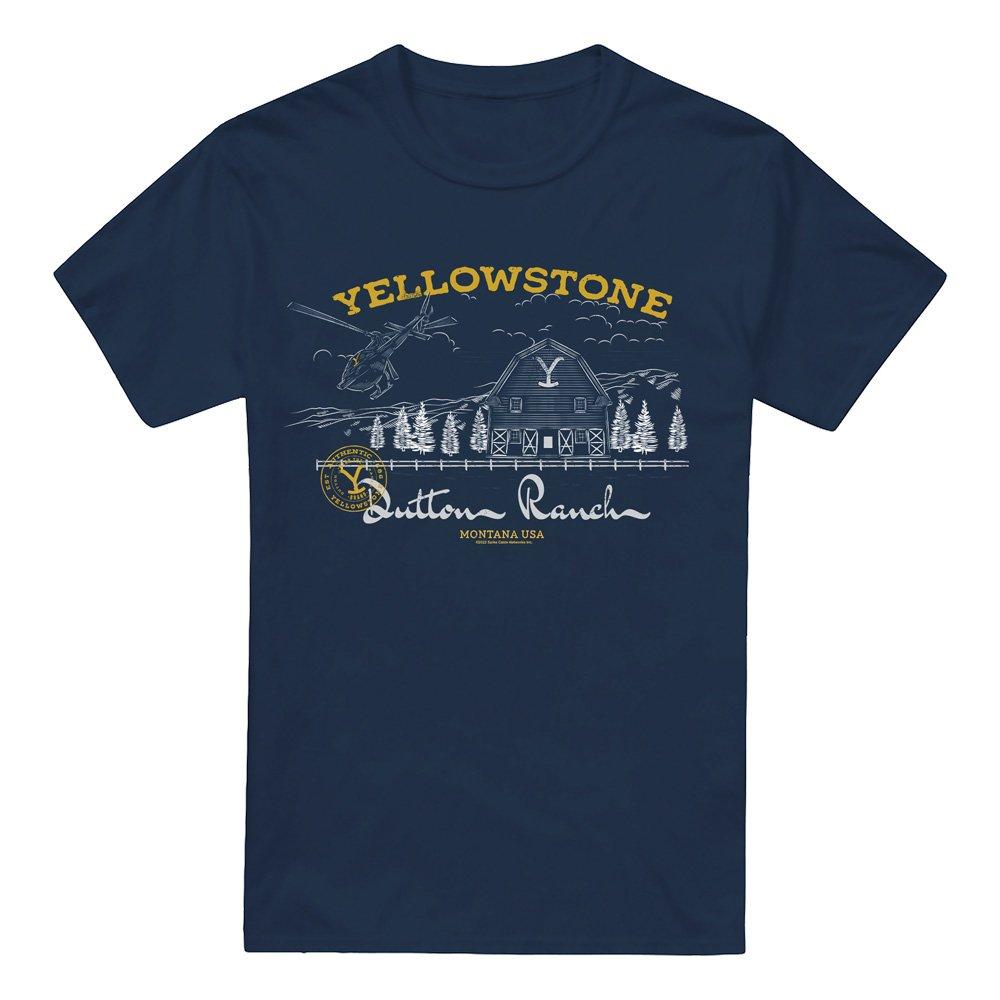Navy - Other - Yellowstone Dutton Ranch Helicopter T-Shirt Navy - 4