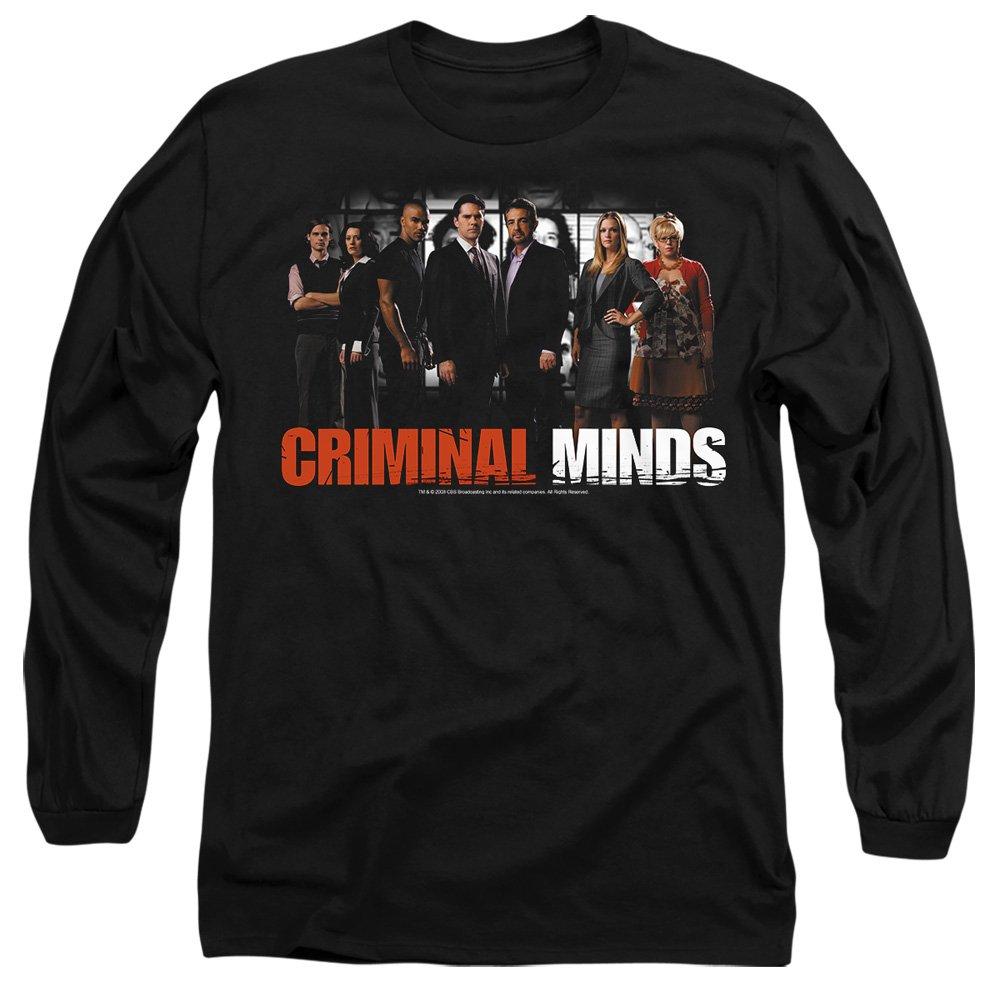 Black - Other - Criminal Minds The Brain Trust Mens Long Sleeve T - 1