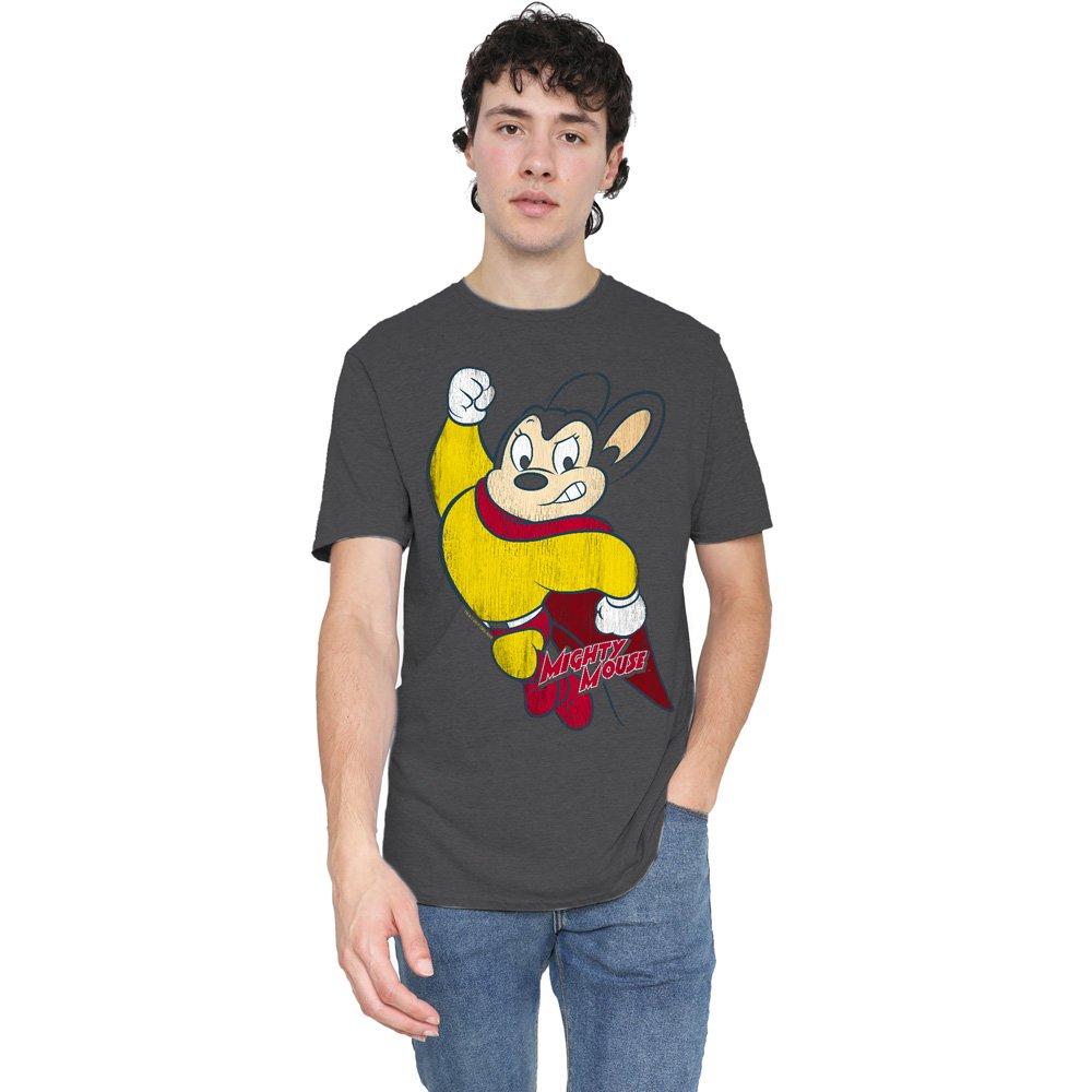Charcoal - Other - Mighty Mouse Classic Hero T-Shirt Charcoal - 1