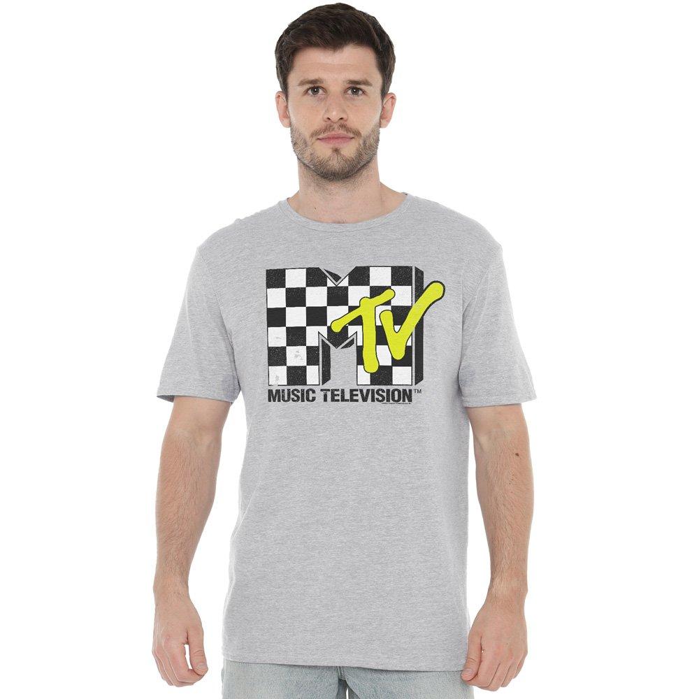 Other MTV Checker Board Logo T-Shirt Athletic Heather