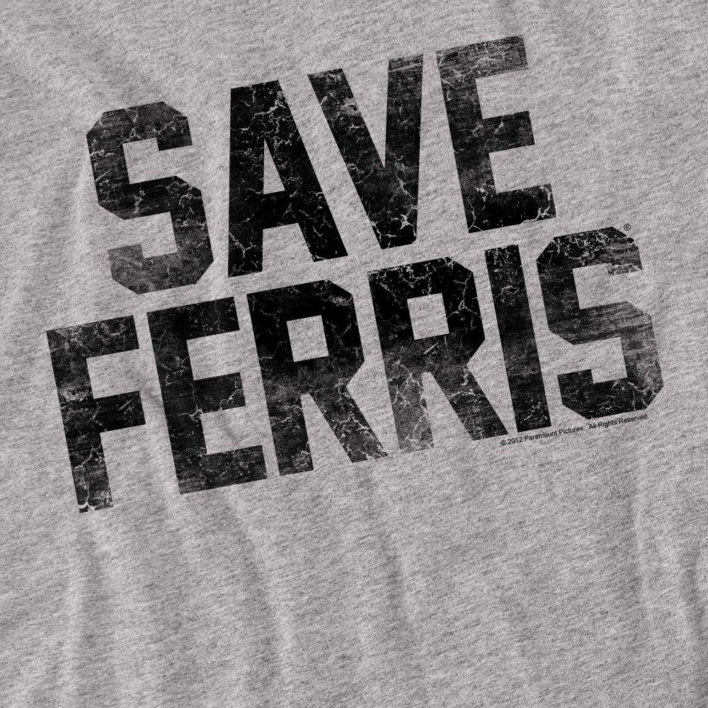 Light Grey - Other - Ferris Bueller Save Ferris Mens Long Sleeve T Shir - 2