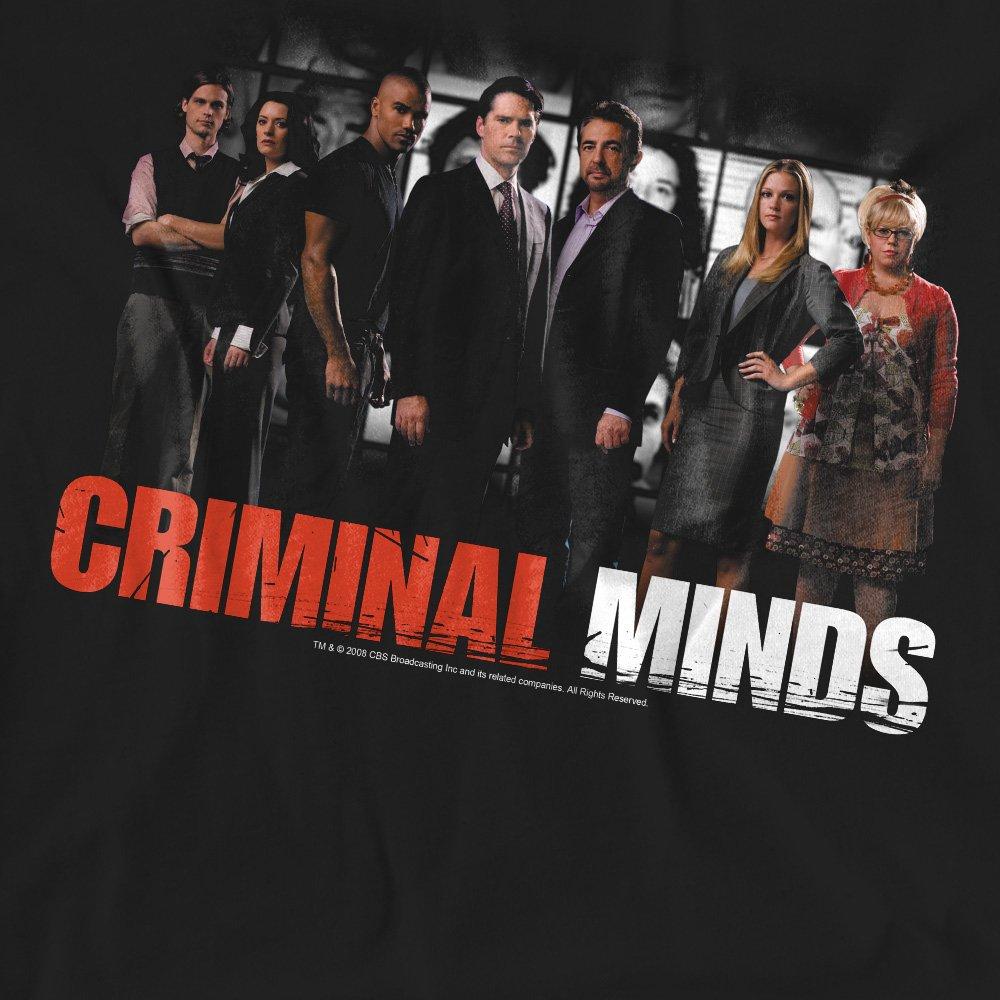 Black - Other - Criminal Minds The Brain Trust Ladies T Shirt Bla - 2