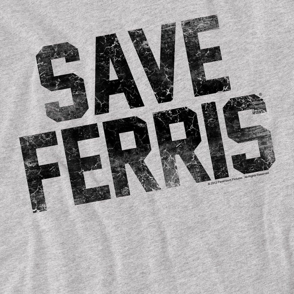 Light Grey - Other - Ferris Bueller Save Ferris T-Shirt Athletic Heath - 2